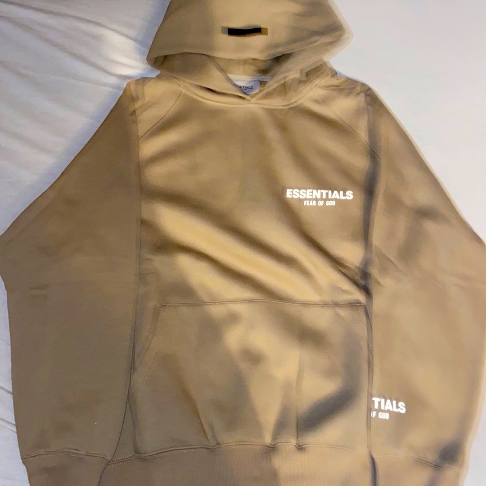 ESSENTIALS FOG Medium Hoodie Tan